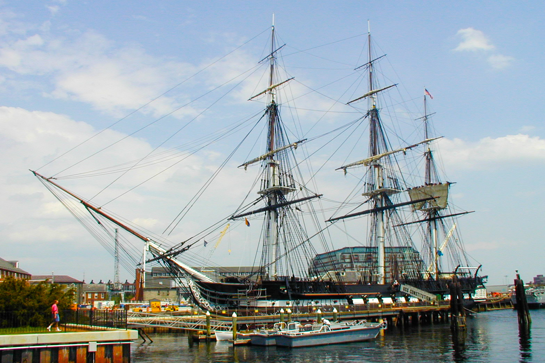 USS Constitution, Charleston, MA.  Click for next photo.