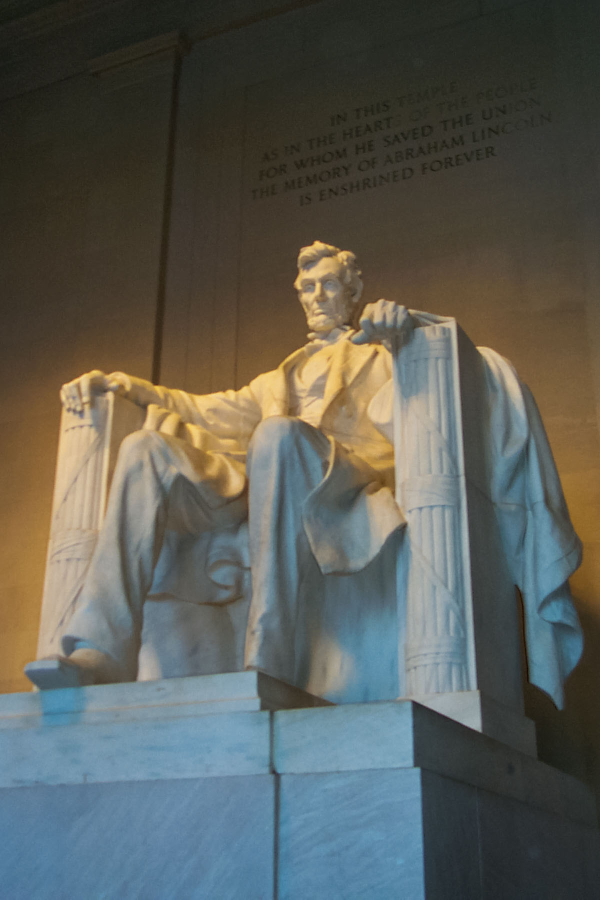 Lincoln Memorial.  Click for next photo.