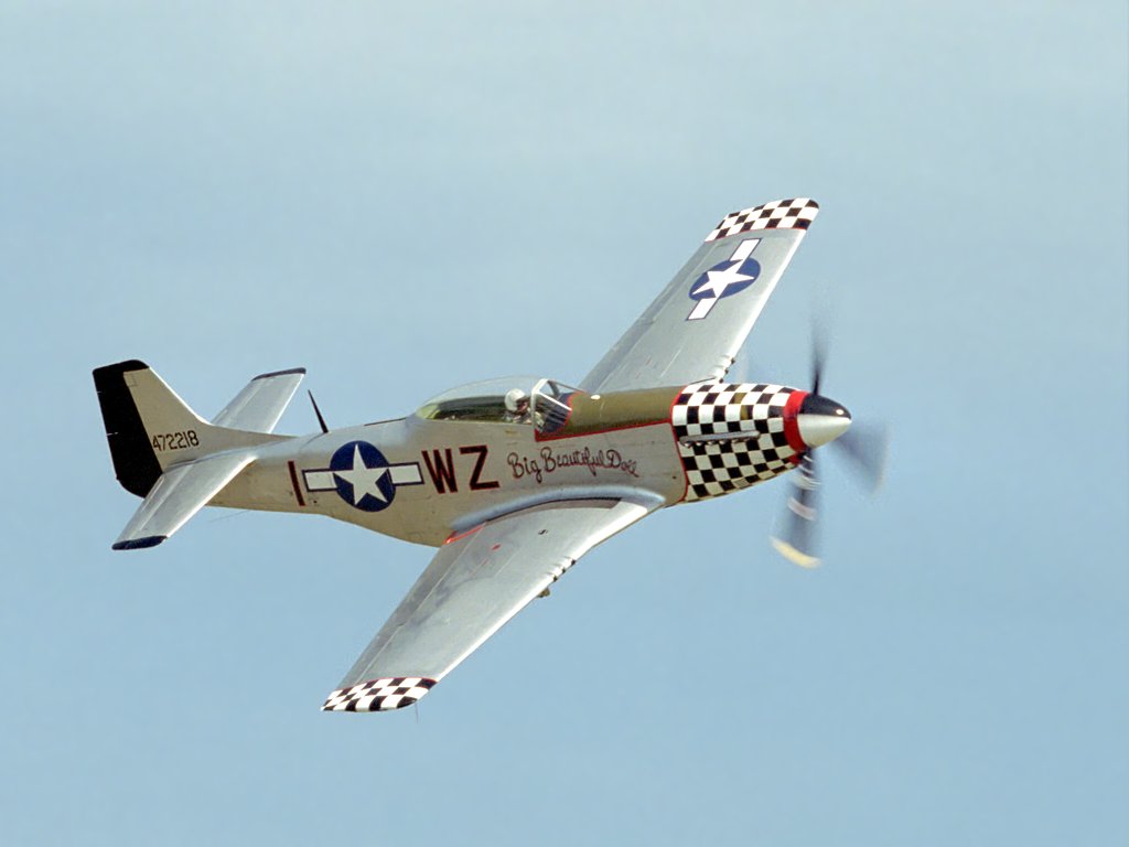 P-51 Mustang Big Beautiful Doll.  Click for next photo.