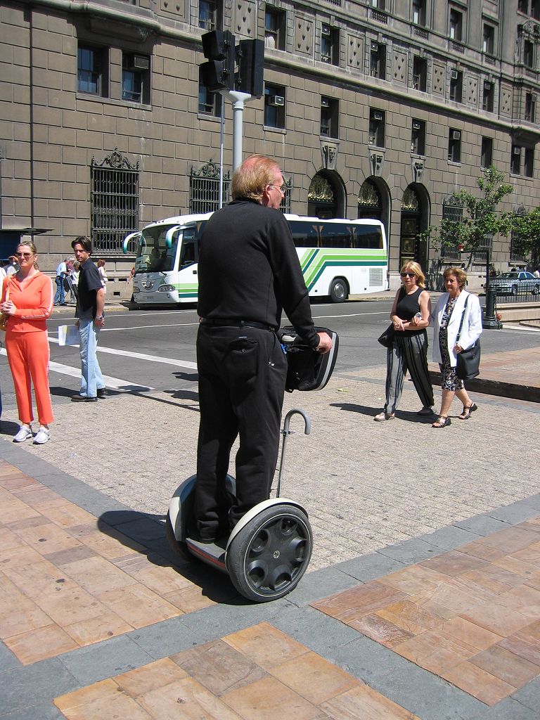 I never expected that the first Segway I would ever see would be in Santiago, Chile.  Click for next photo.