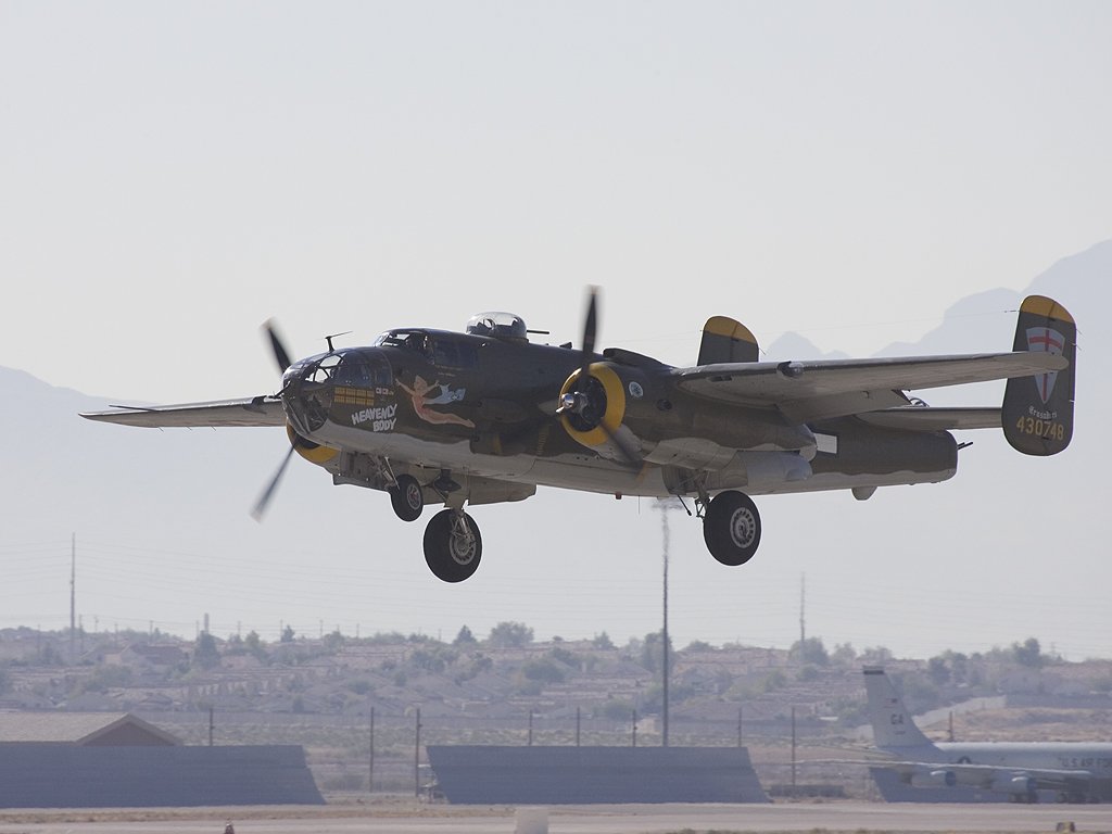 B-25, Aviation Nation in Las Vegas.  Click for next photo.