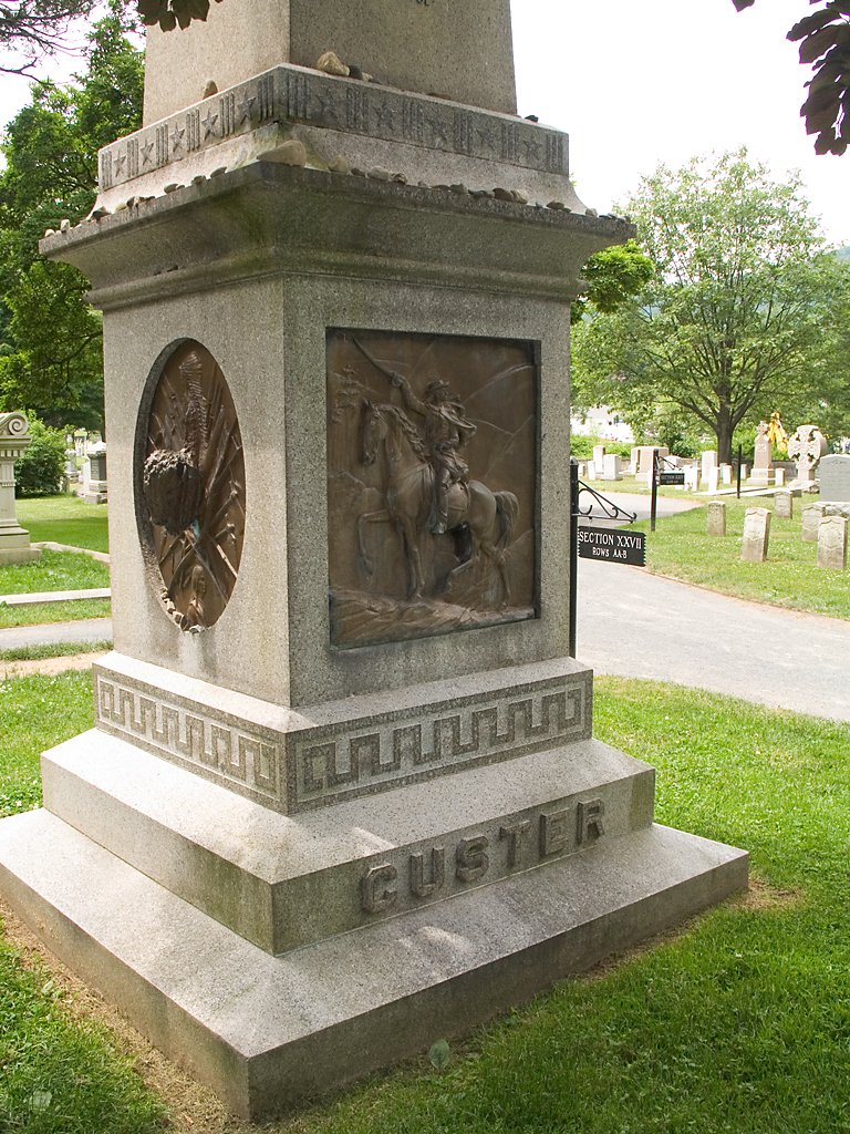 Final resting place of George Armstrong Custer, West Point.  Click for next photo.