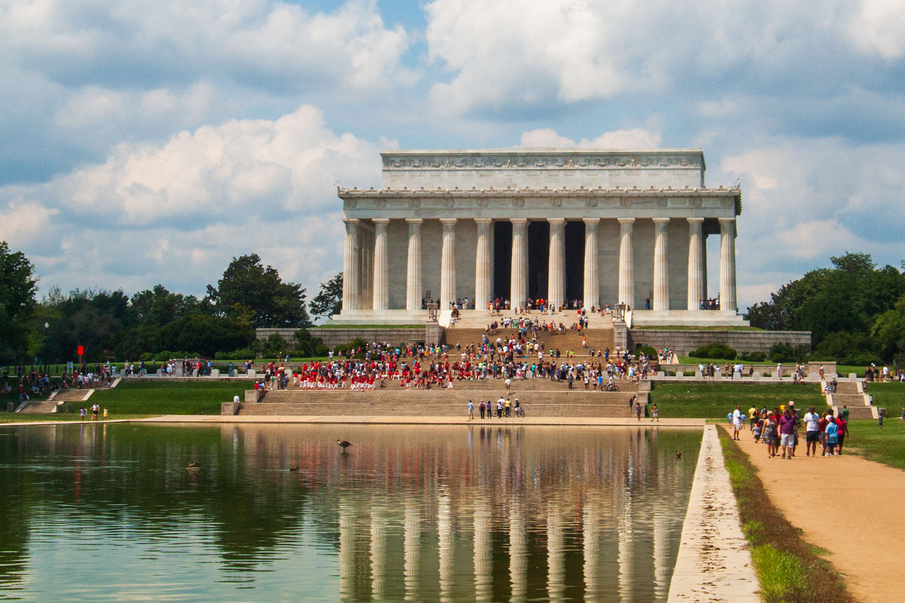 Lincoln Memorial.  Click for next photo.