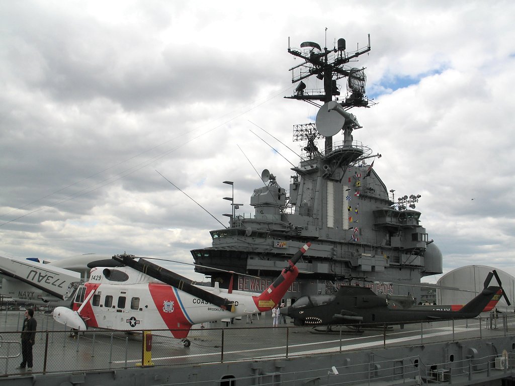 USS Intrepid, New York City.  Click for next photo.