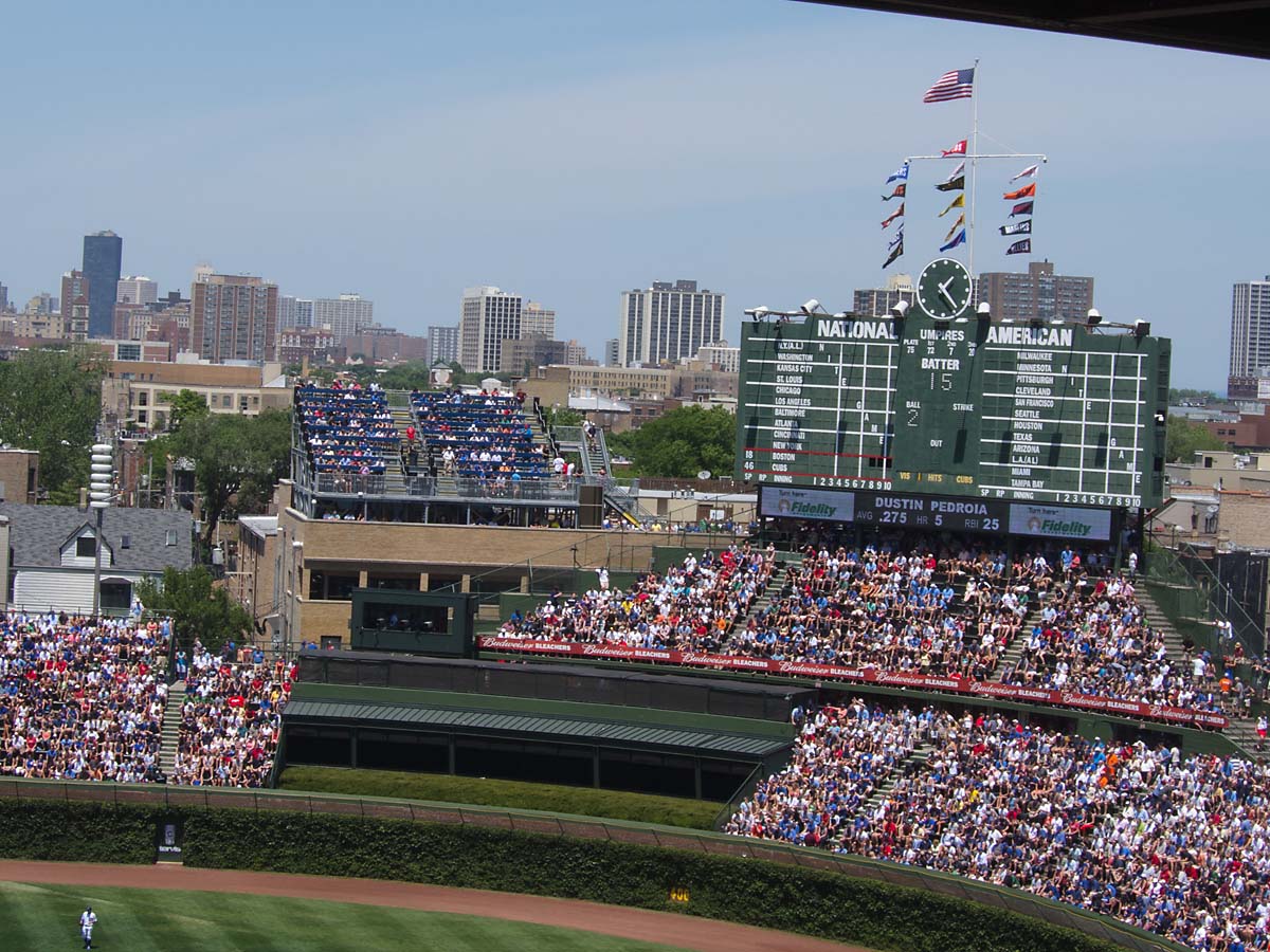 Wrigley Field, Chicago.  Click for next photo.