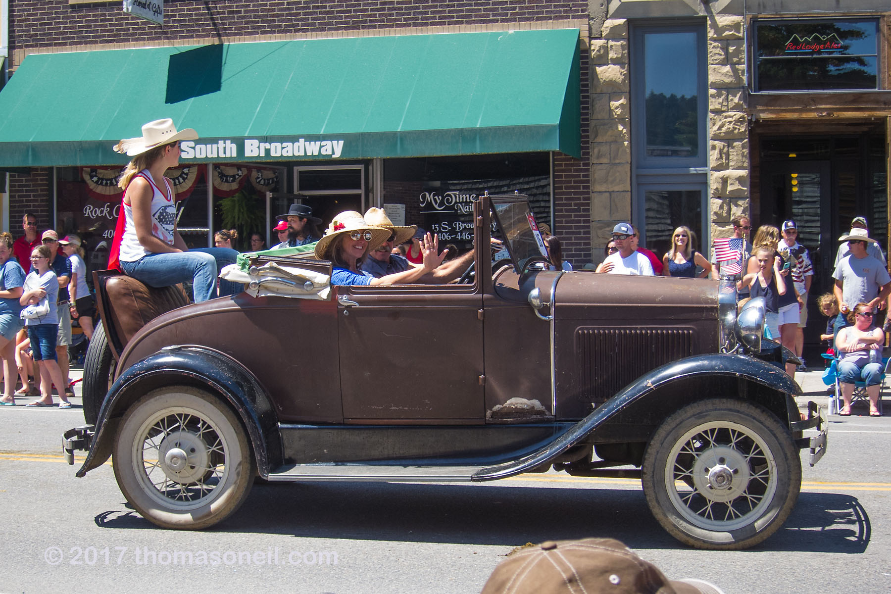 4th of July parade, Red Lodge, MT, 2017.  Click for next photo.