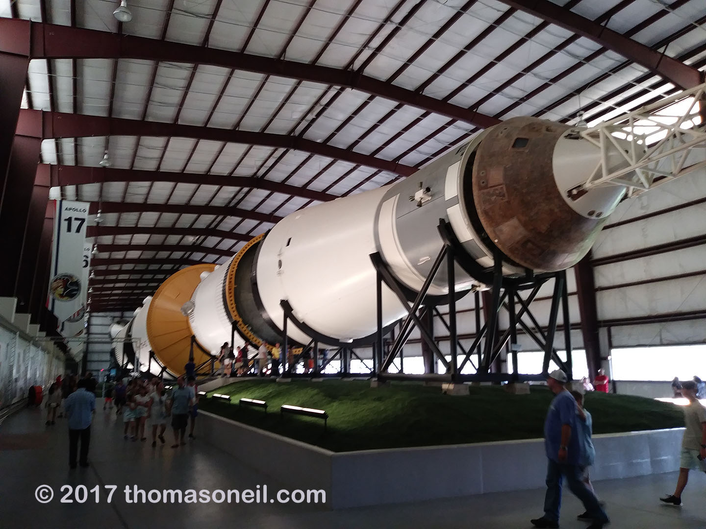 Saturn V, Rocket Park, Johnson Space Center, Houston, 2017.  Click for next photo.