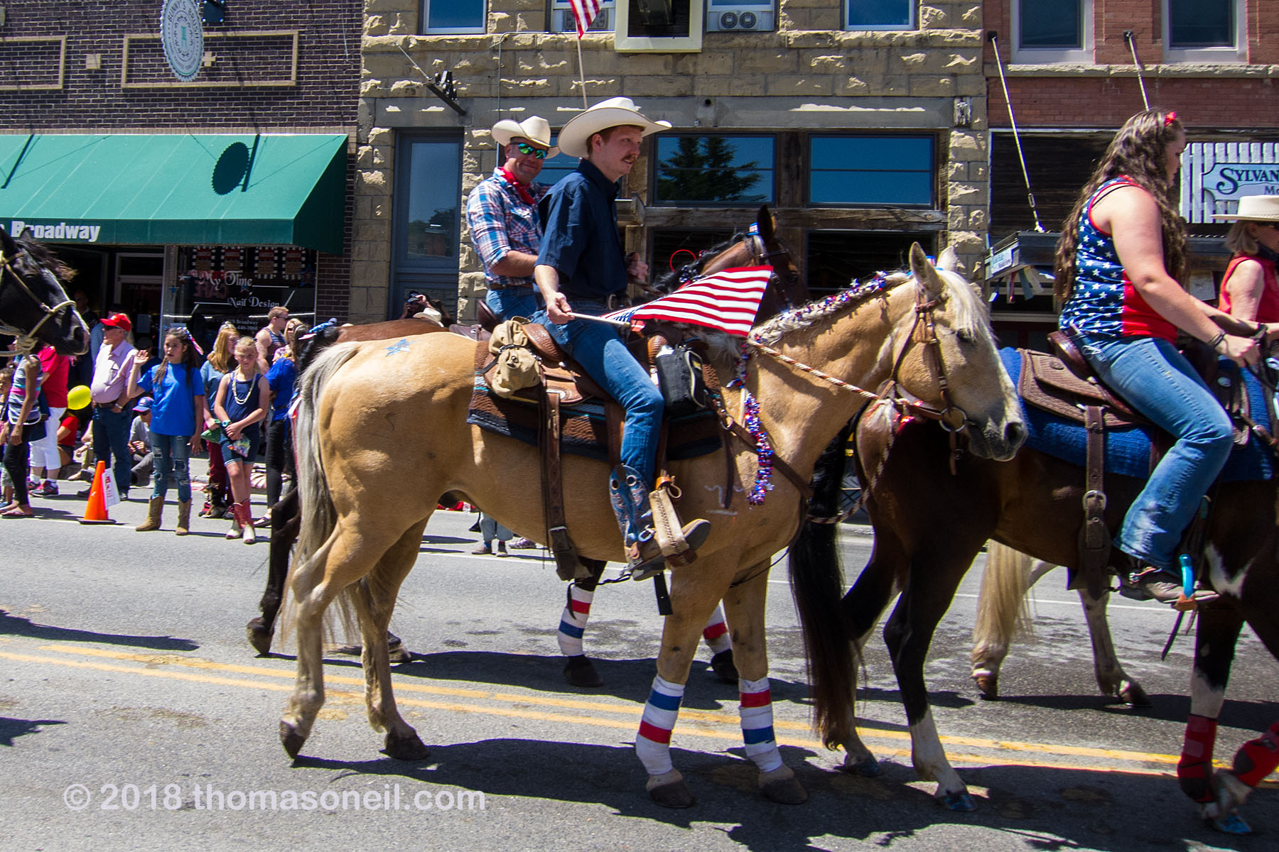 4th of July parade, Red Lodge, MT.  Click for next photo.