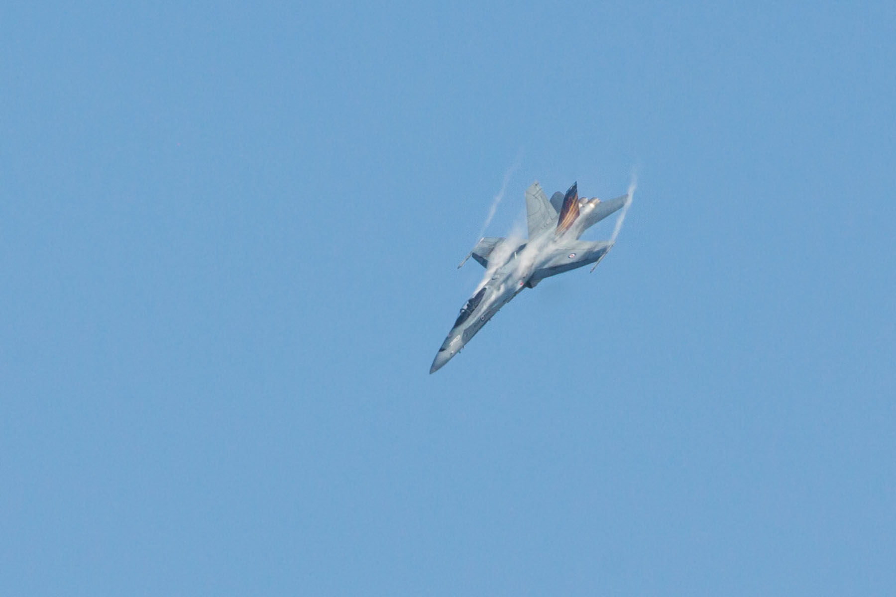 Canadian CF-18, Sioux Falls Air Show, August 2019.  Click for next photo.