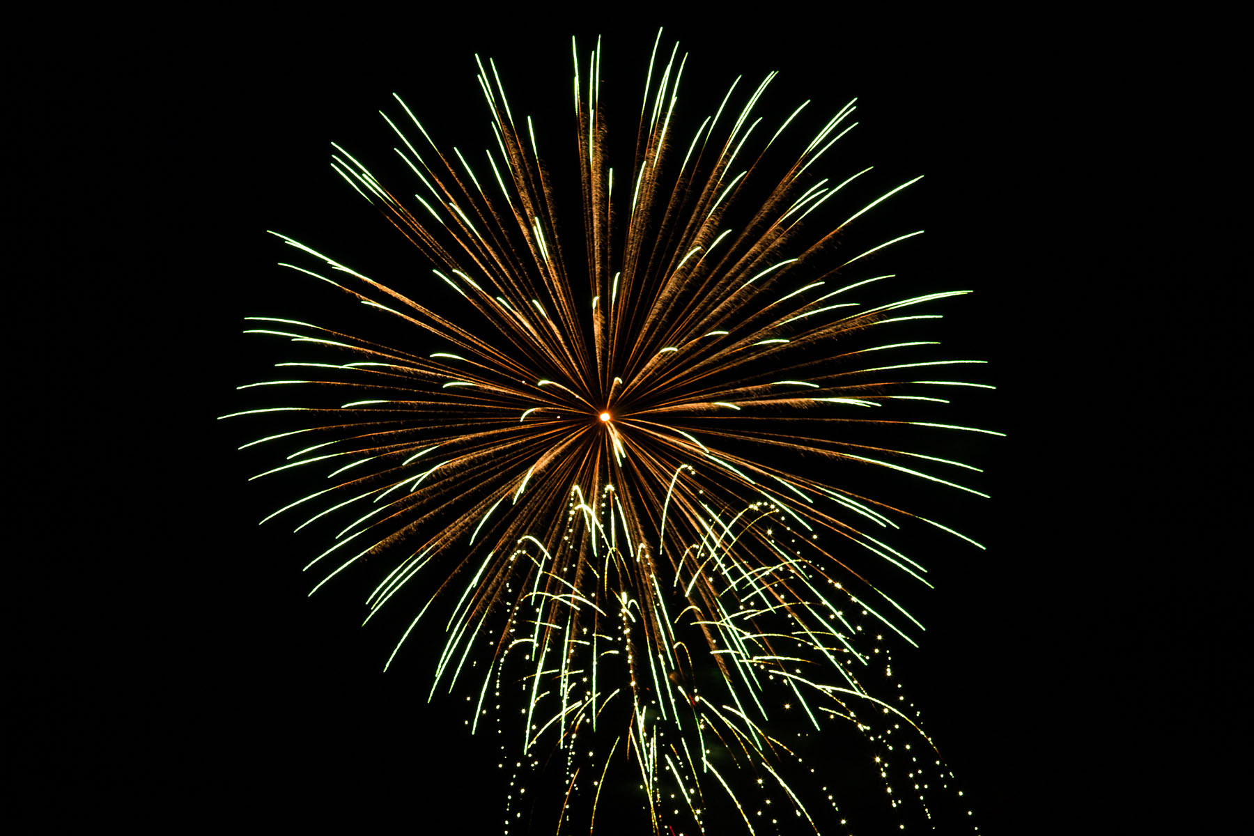 Fireworks, Red Lodge, MT, July 4, 2020.  Click for next photo.