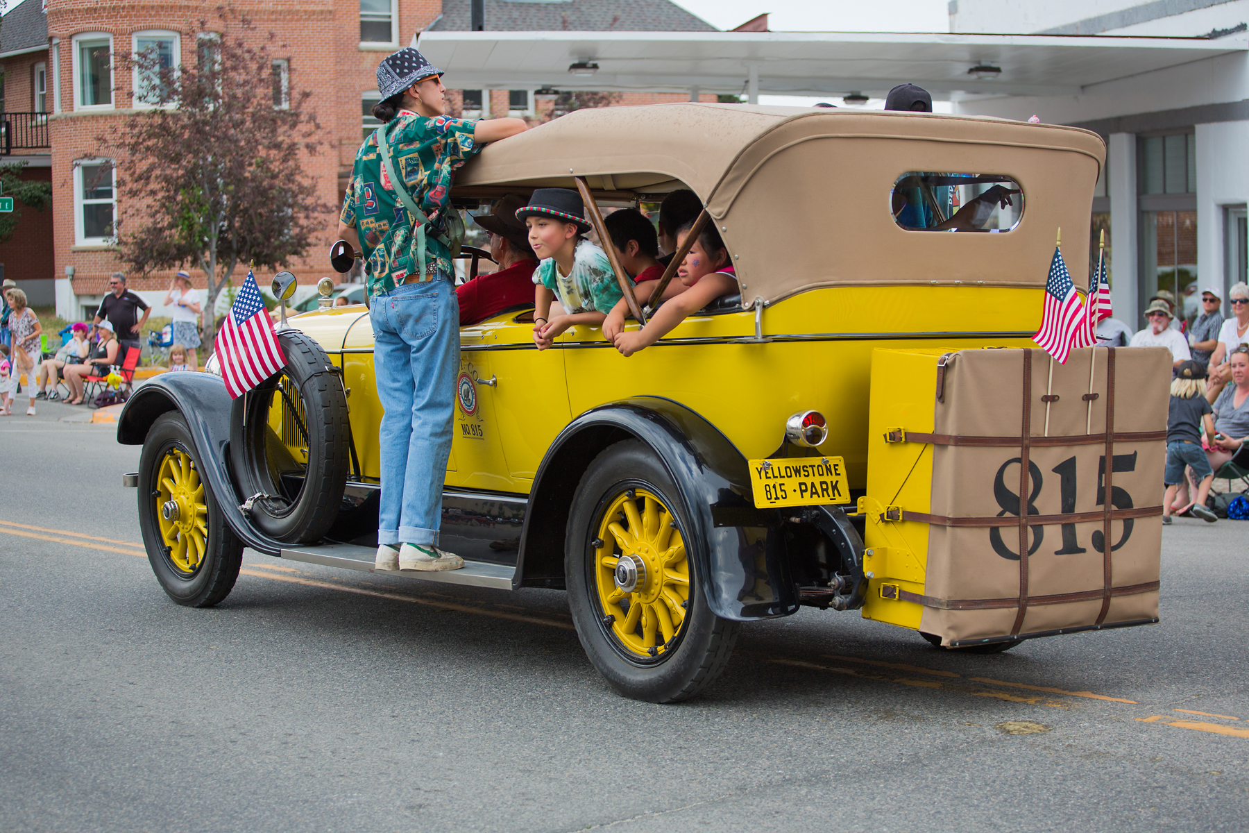 4th of July rodeo parade, Red Lodge, MT, 2021.  Click for next photo.