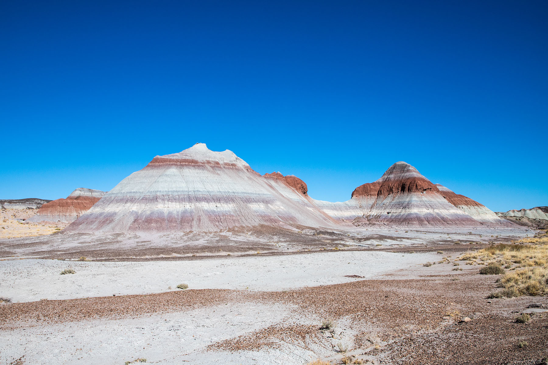 Painted Desert, Petrified Forest National Park.  Click for next photo.