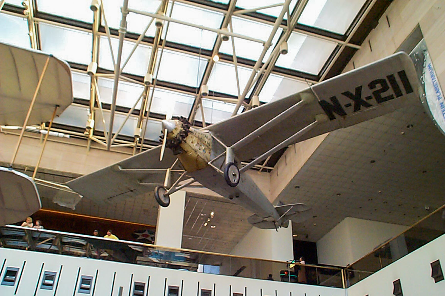 Spirit of St. Louis, National Air and Space Museum, Washington.  Click for next photo.