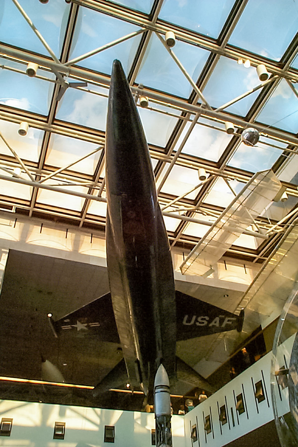 X-15 Mach 6 rocket plane, National Air and Space Museum, Washington, DC.  Click for next photo.