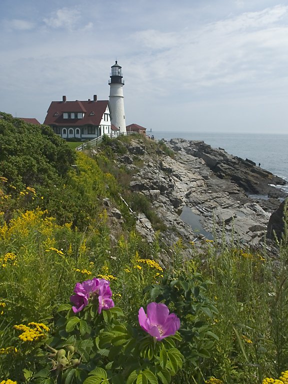 Portland (Maine) lighthouse  Click for next photo.