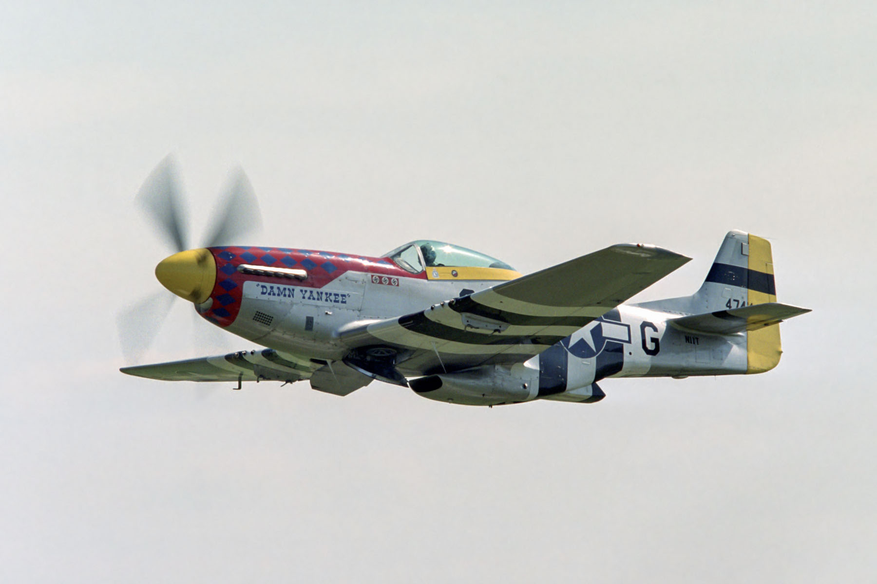 P-51D Mustang "Damn Yankee."  Click for next photo.