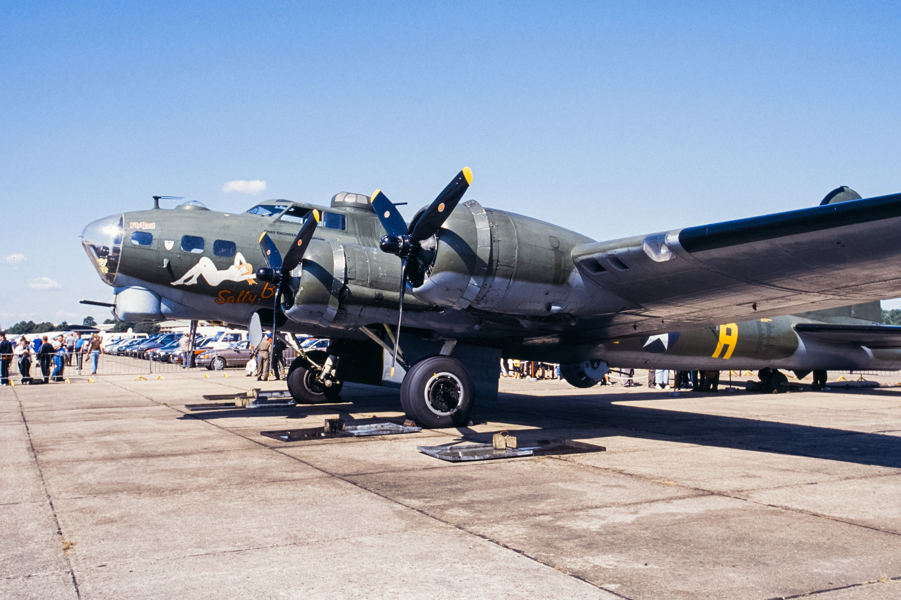 B-17G Flying Fortress Sally B.  Click for next photo.