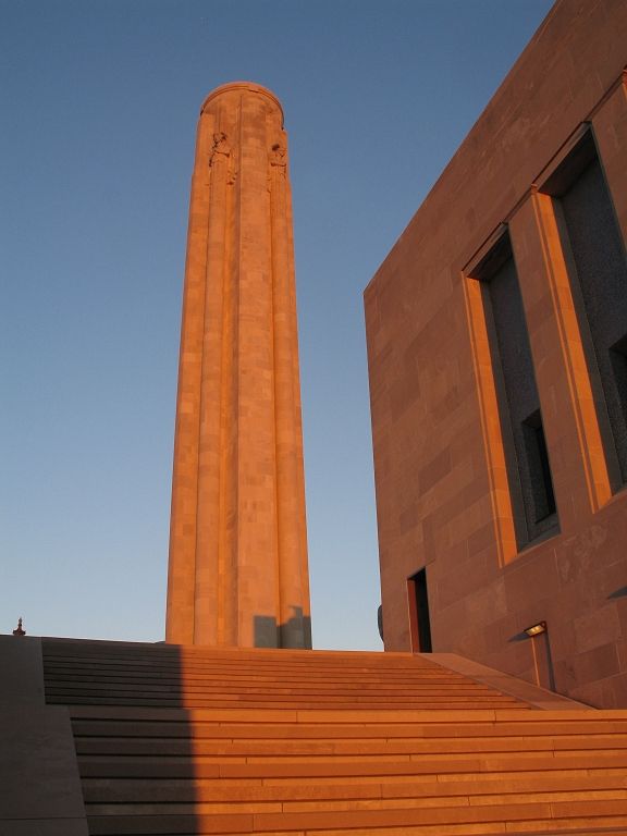 Liberty Memorial tower, Kansas City.  Click for next photo.