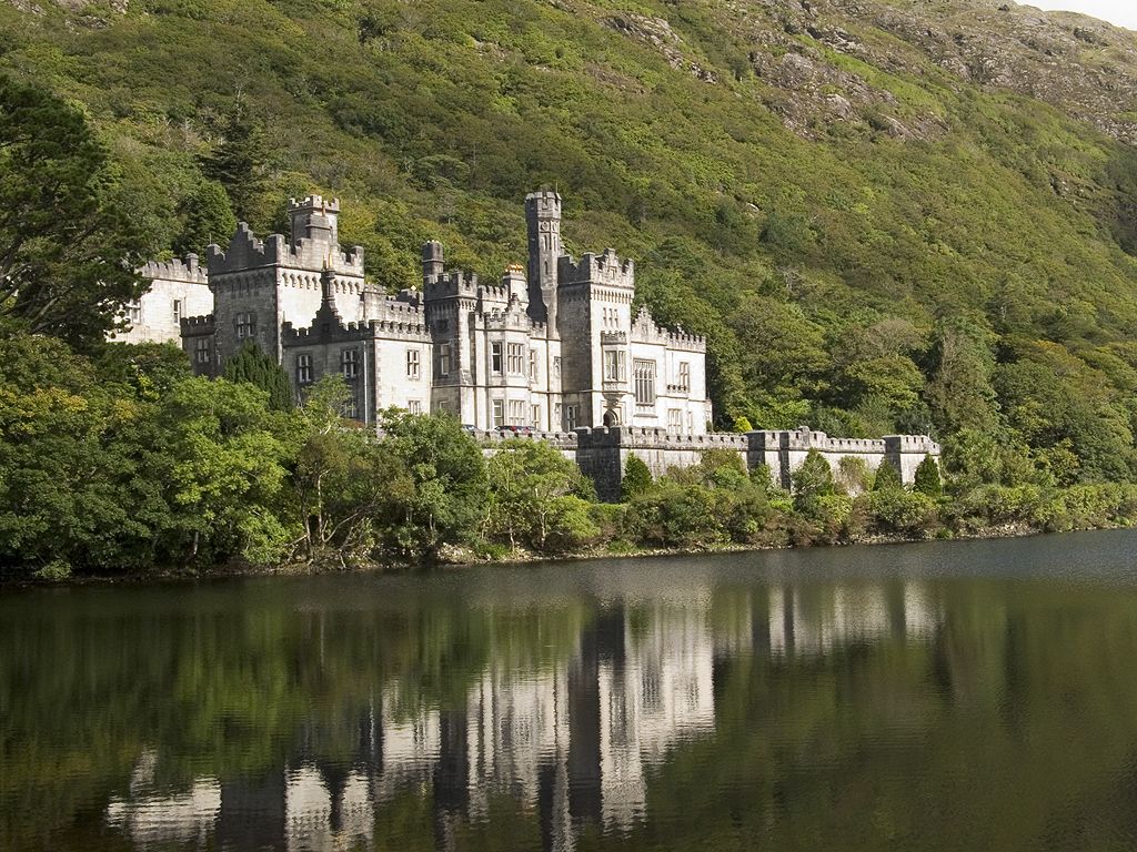 Kylemore Abbey, County Galway, Ireland.  Click for next photo.