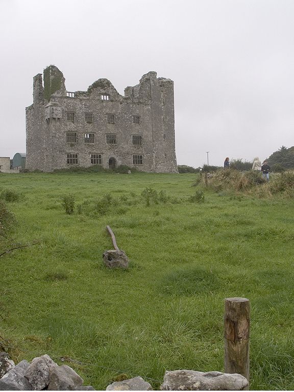 Leamanagh Castle, a brief stop on the Burren tour, Ireland.  Click for next photo.
