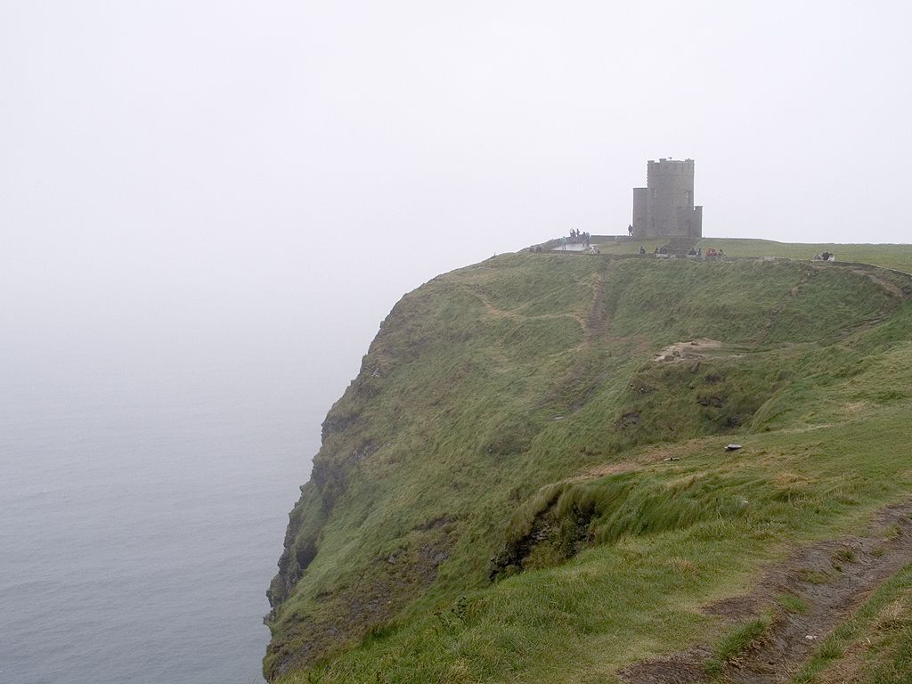 There was a driving rain when we stopped at the Cliffs of Moher, so I just grabbed a few shots.  Ireland.  Click for next photo.