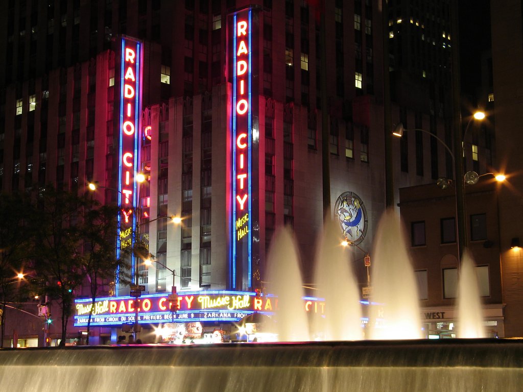 Radio City Music Hall, New York.  Click for next photo.