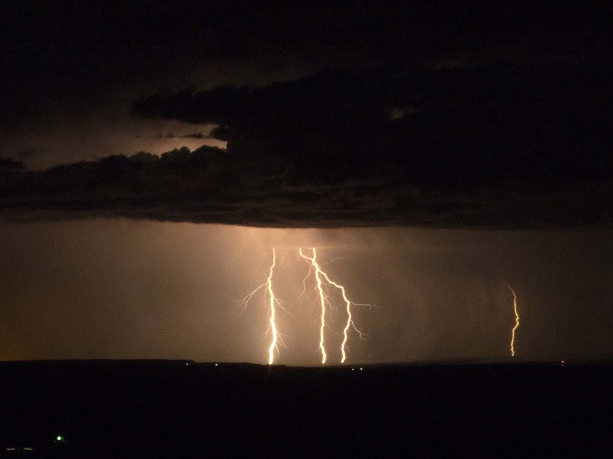 Faraway lightning, Red Lodge, MT, June 2013.  Click for next photo.