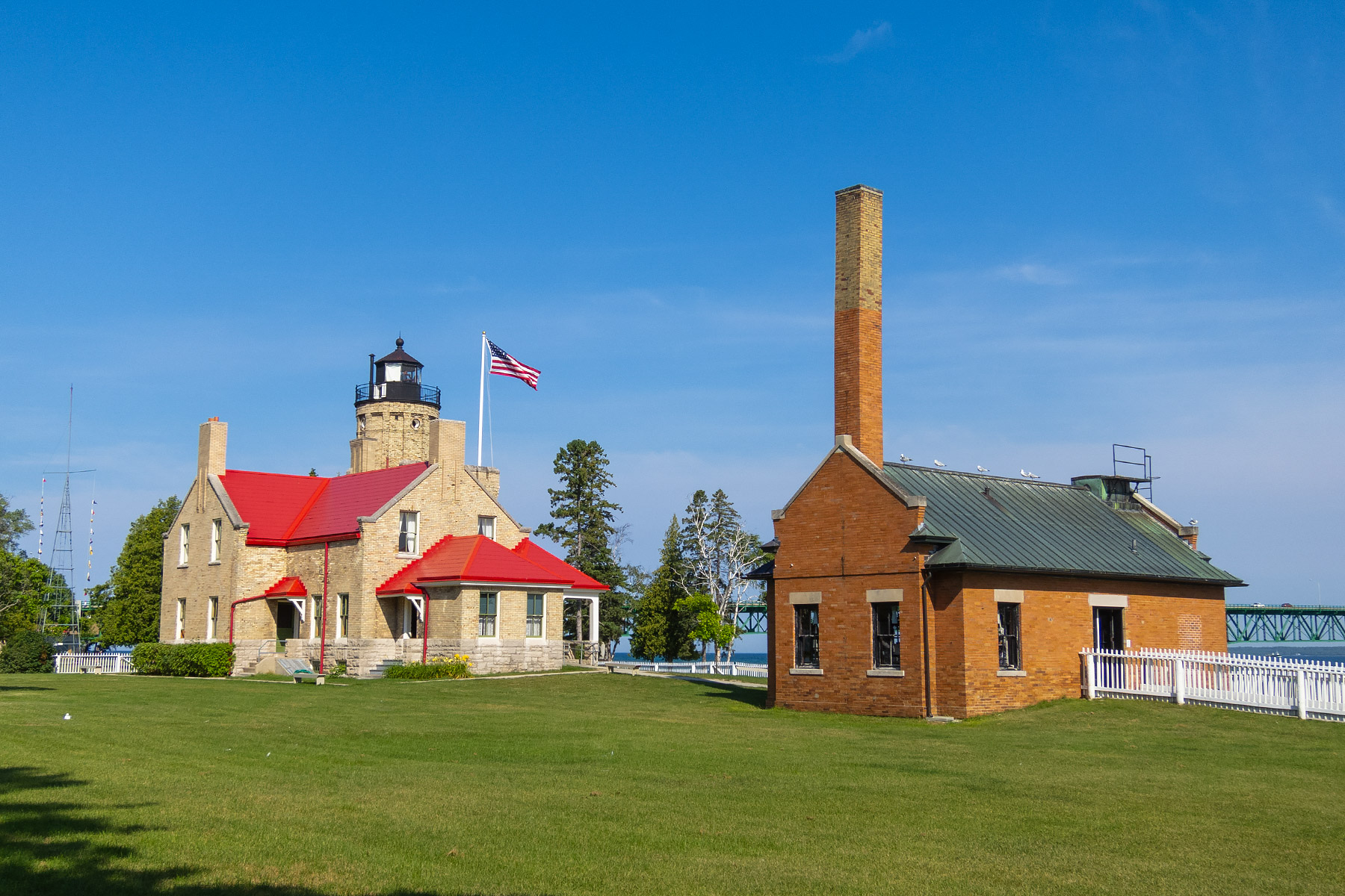 Old Mackinac Point Light, Mackinaw City, Michigan, August 2013.  Click for next photo.