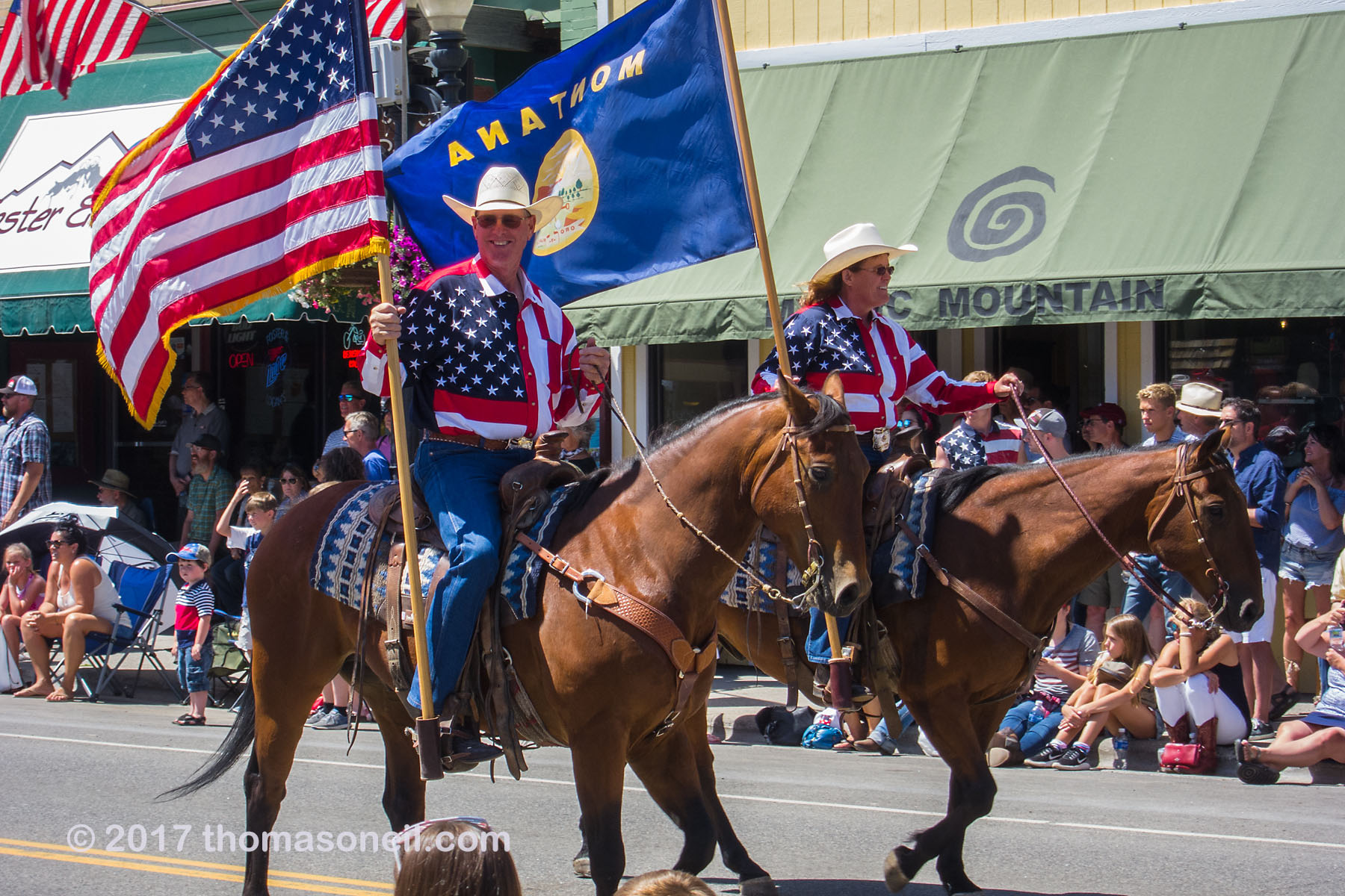 Rodeo Parade, Red Lodge, MT.  Click for next photo.
