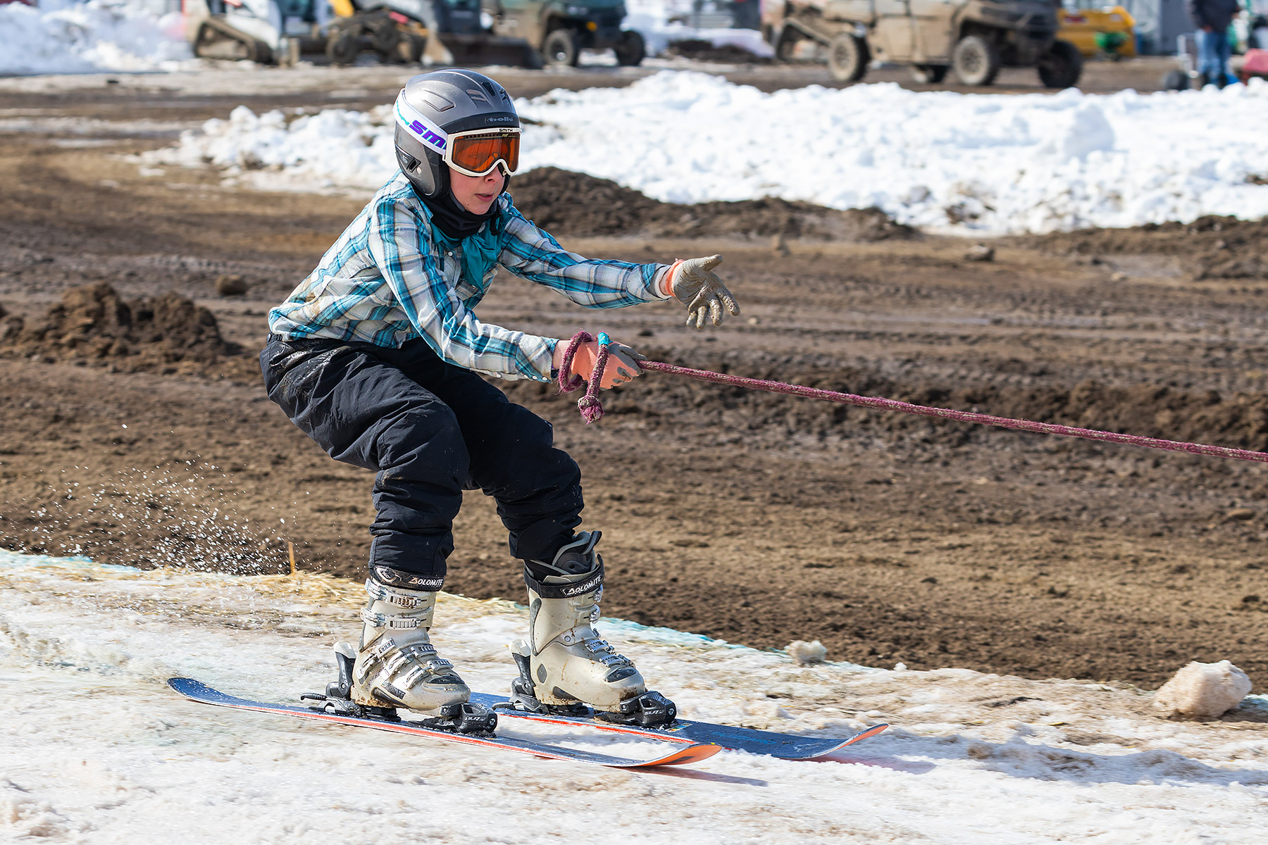 Novice, Ski Joring National Finals.  Click for next photo.