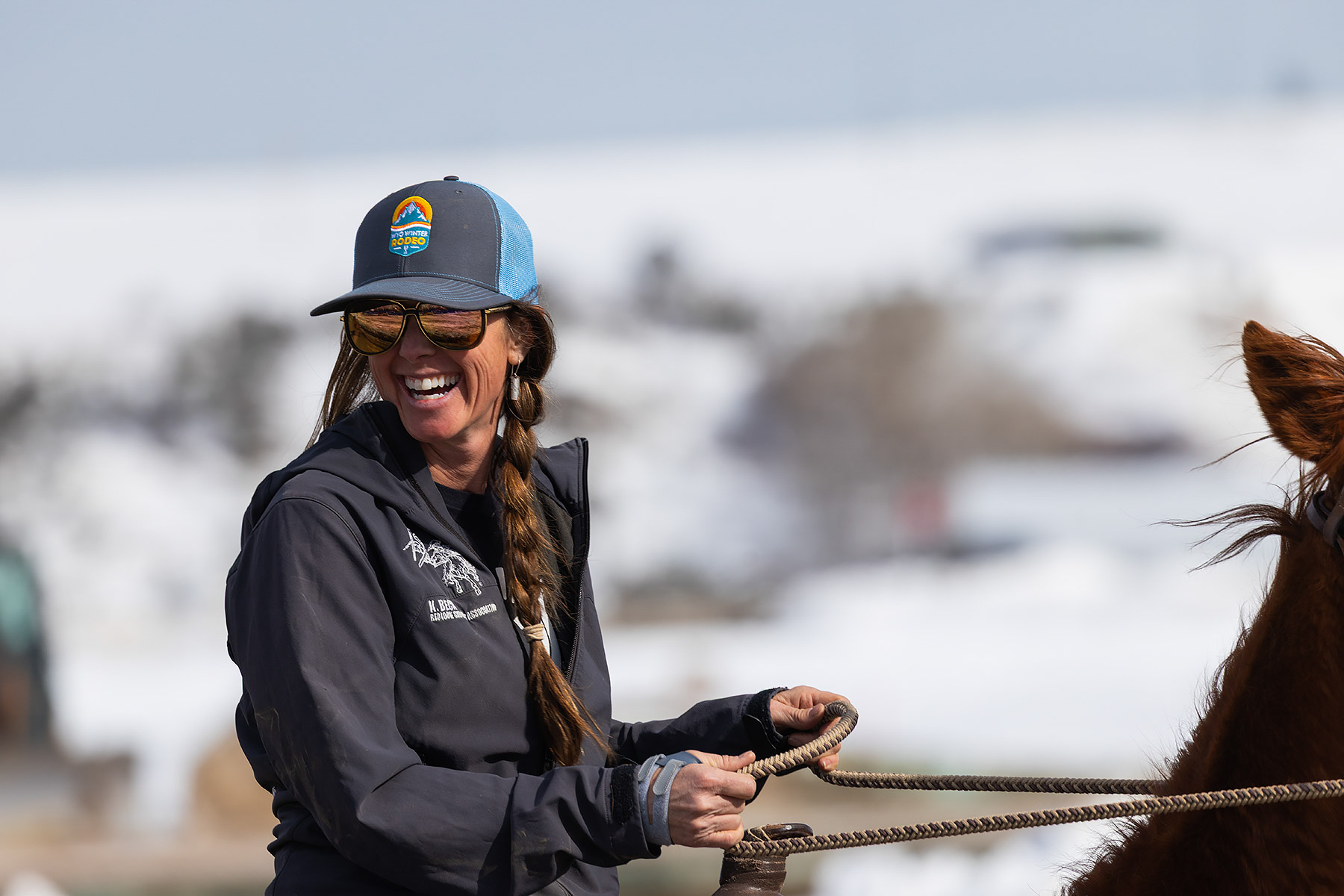 Rider, Ski Joring National Finals.  Click for next photo.