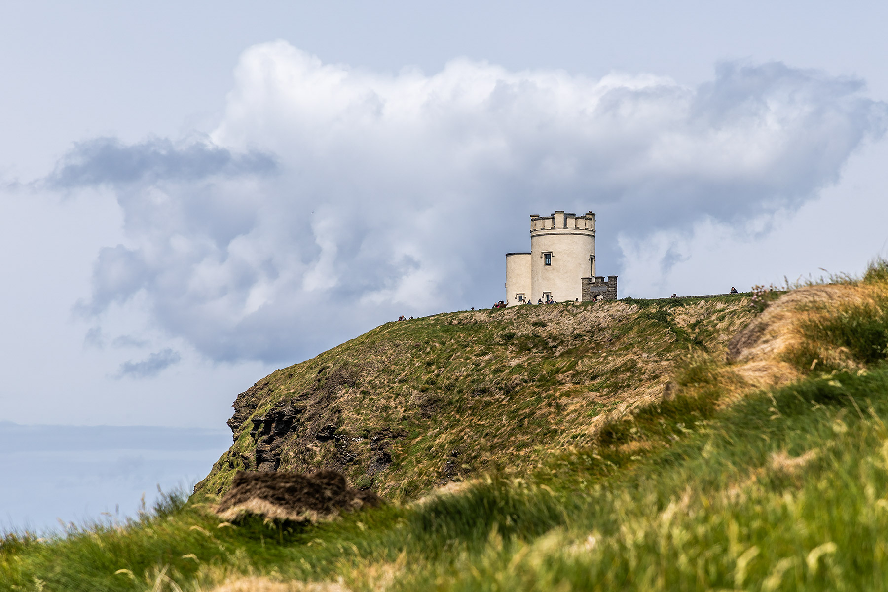 OBriens Tower, Cliffs of Moher, Ireland.  Click for next photo.