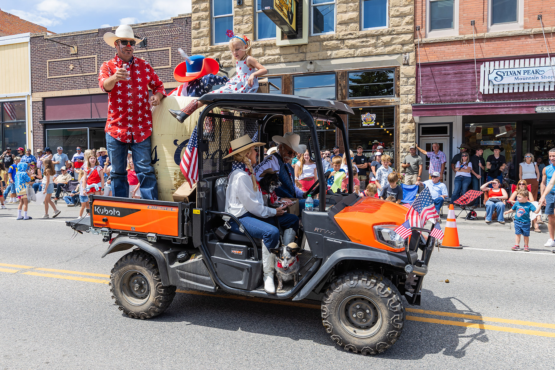 Home of Champions Rodeo Parade, Red Lodge, MT.  Click for next photo.