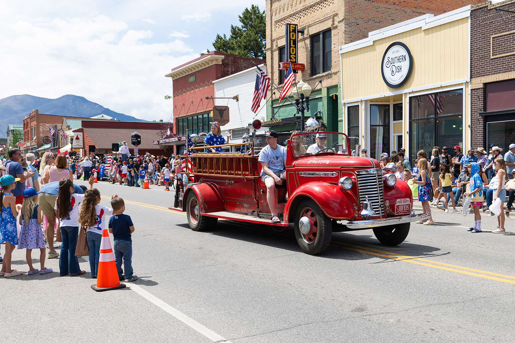 Home of Champions Rodeo Parade, Red Lodge, MT.  Click for next photo.