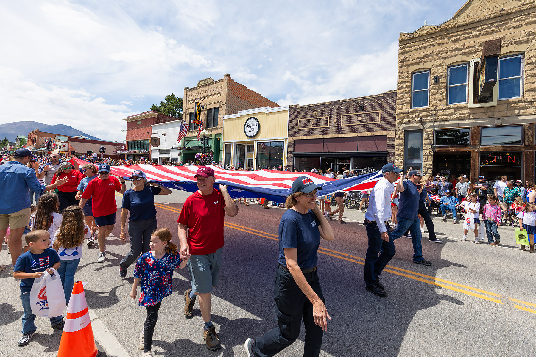 Home of Champions Rodeo Parade, Red Lodge, MT.  Click for next photo.