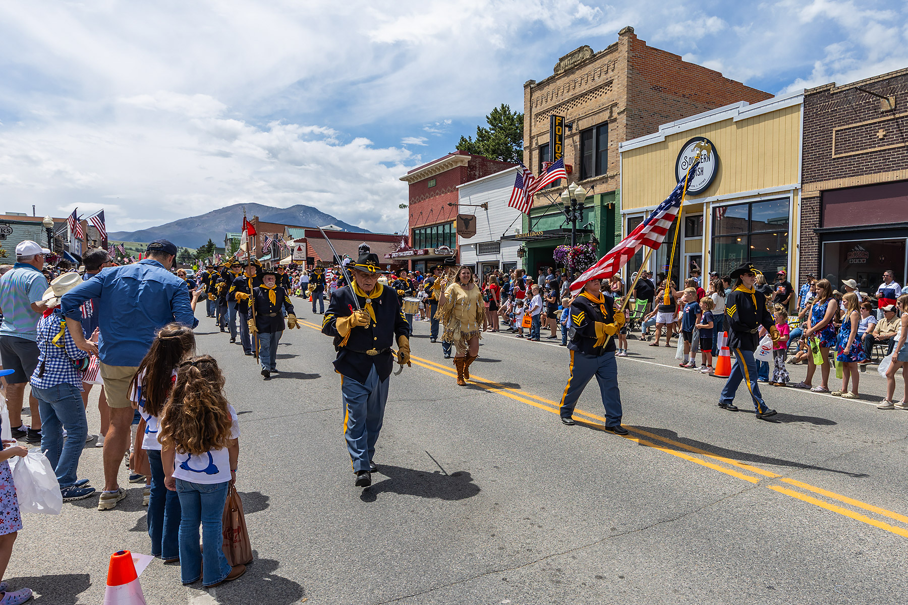 Home of Champions Rodeo Parade, Red Lodge, MT.  Click for next photo.