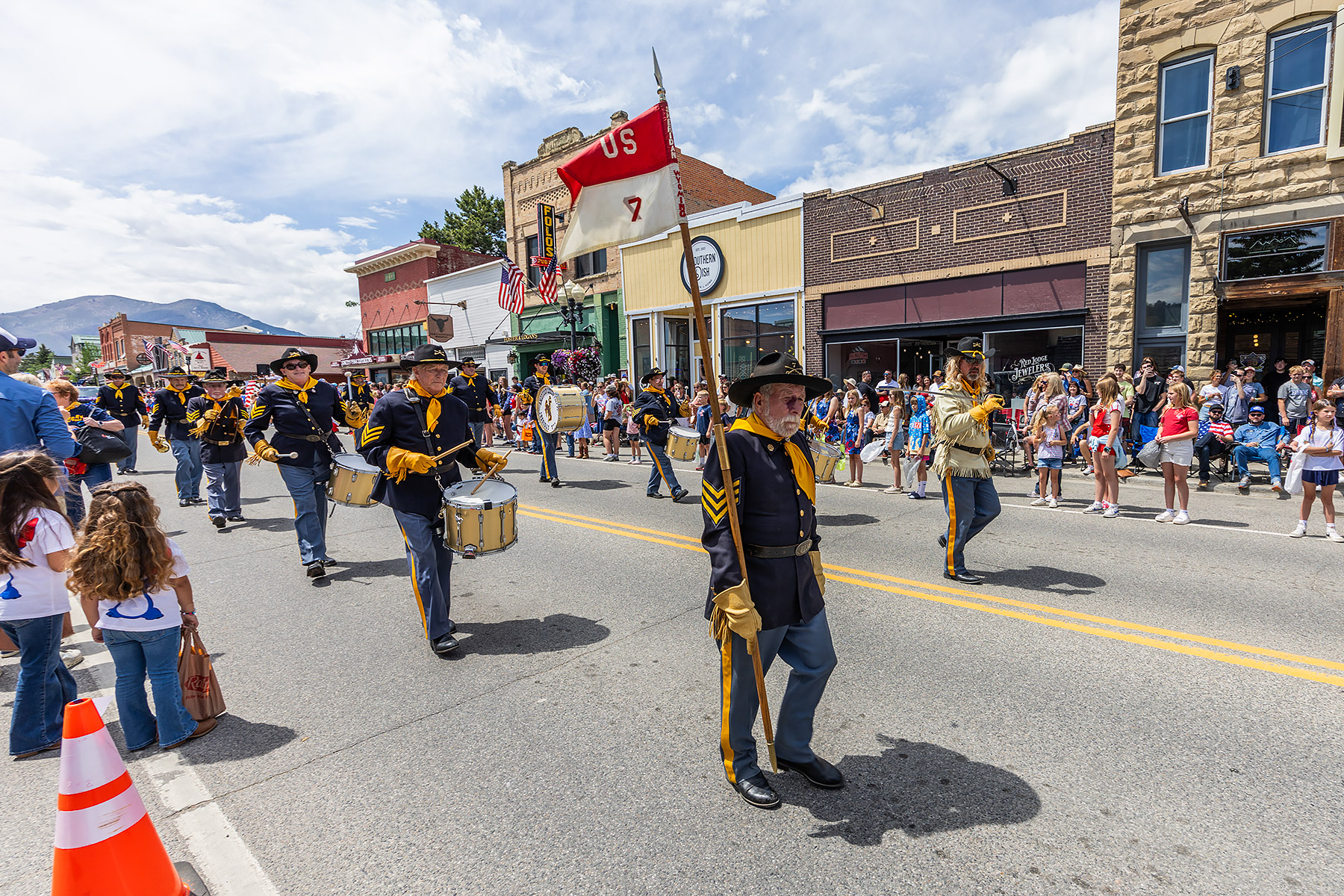 Home of Champions Rodeo Parade, Red Lodge, MT.  Click for next photo.