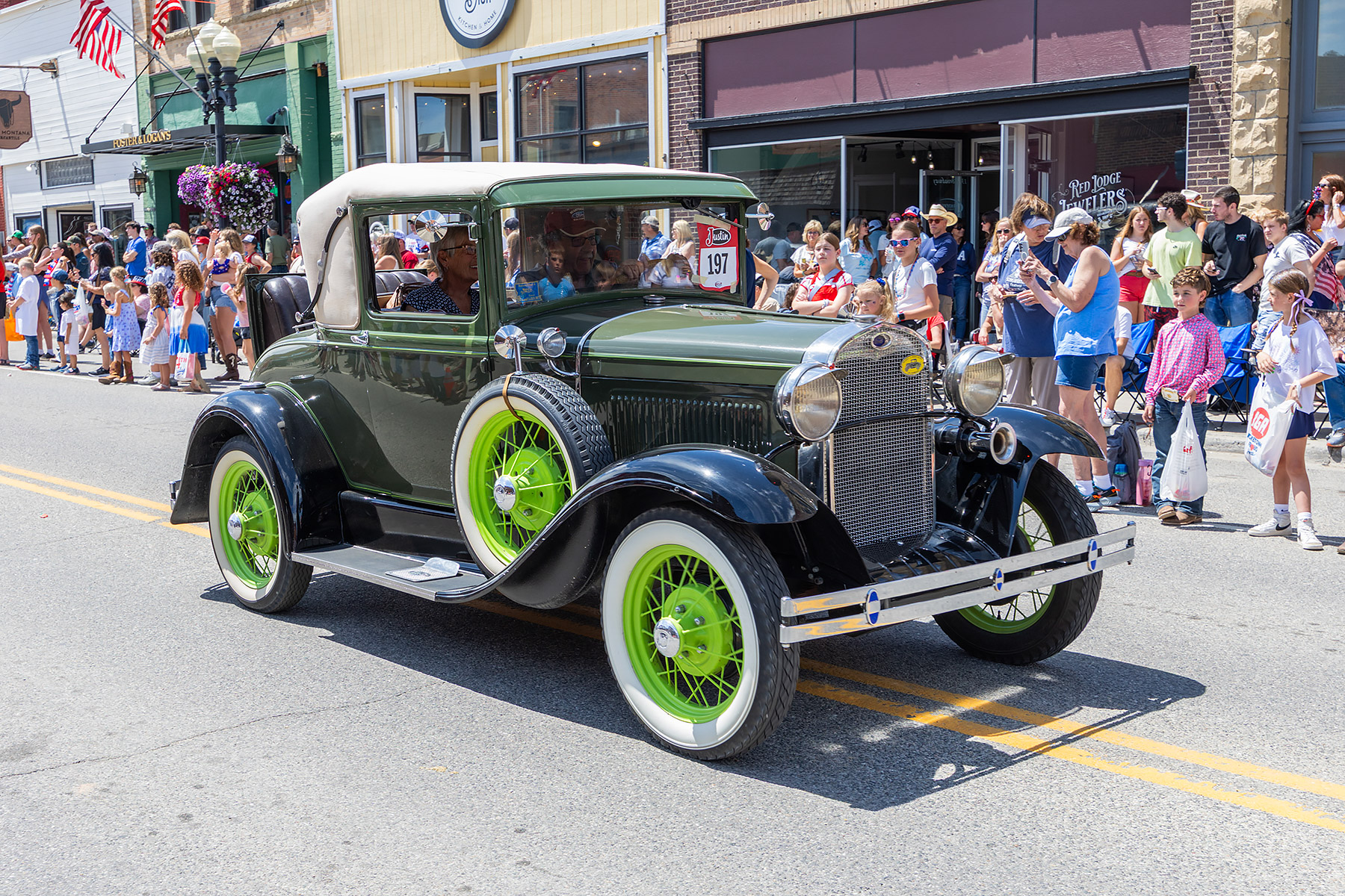 Home of Champions Rodeo Parade, Red Lodge, MT.  Click for next photo.
