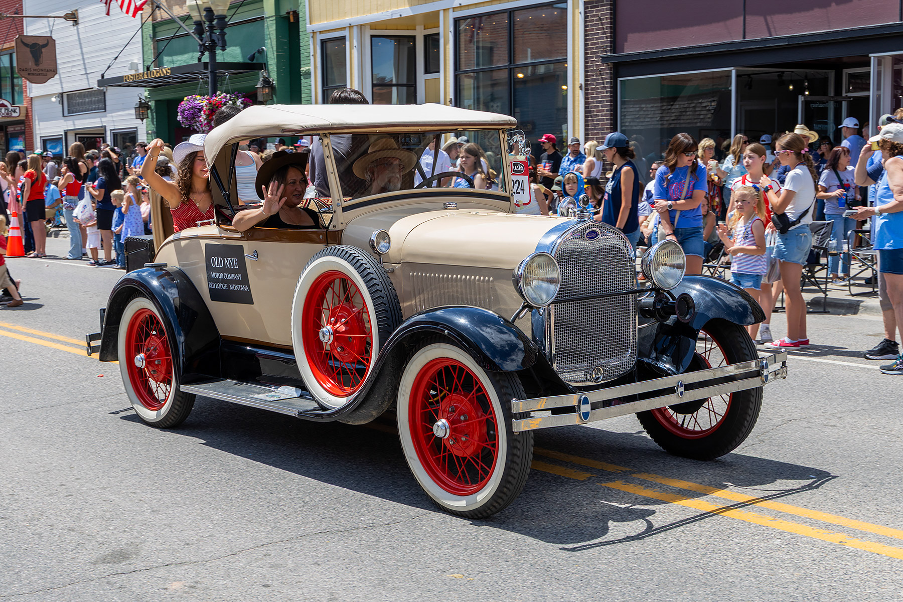 Home of Champions Rodeo Parade, Red Lodge, MT.  Click for next photo.