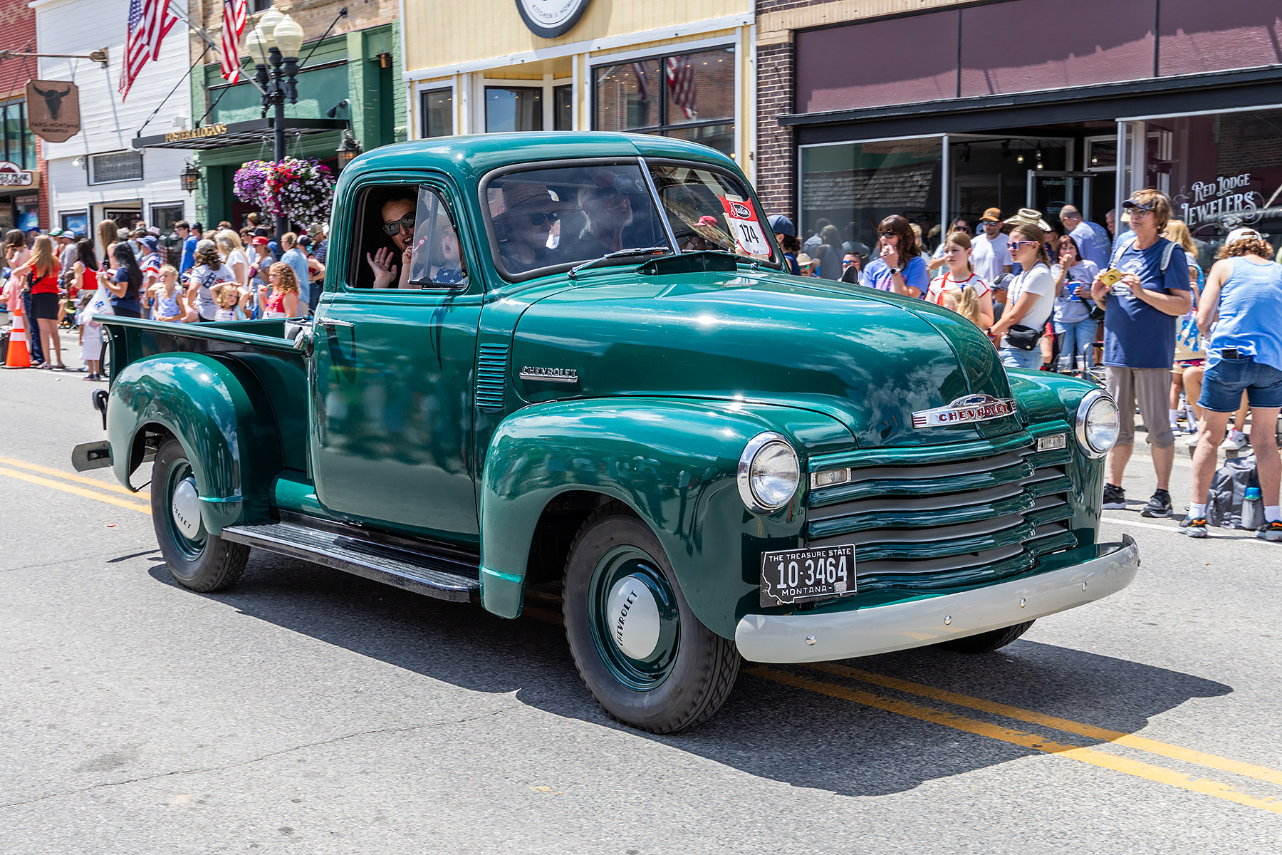 Home of Champions Rodeo Parade, Red Lodge, MT.  Click for next photo.