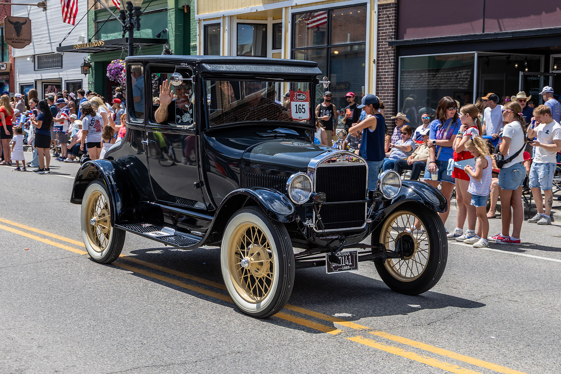 Home of Champions Rodeo Parade, Red Lodge, MT.  Click for next photo.