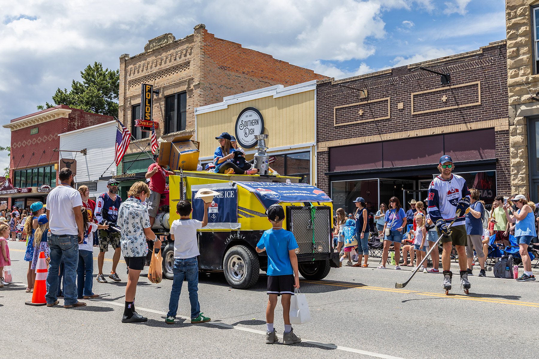 Home of Champions Rodeo Parade, Red Lodge, MT.  Click for next photo.