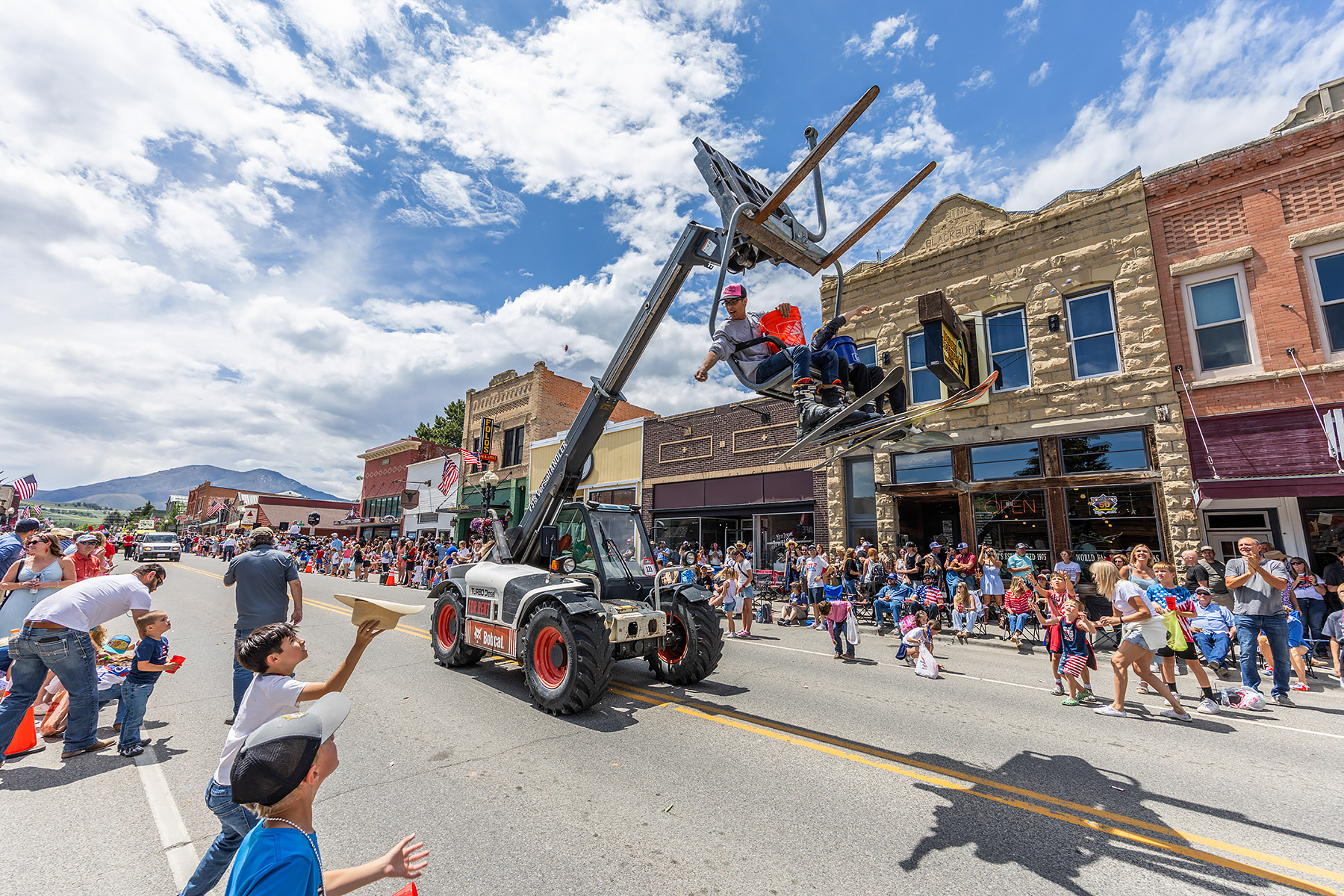 Home of Champions Rodeo Parade, Red Lodge, MT.  Click for next photo.