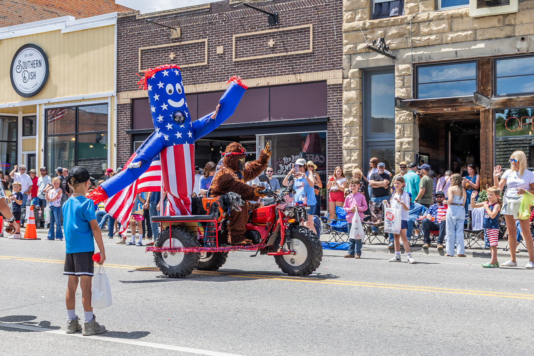Home of Champions Rodeo Parade, Red Lodge, MT.  Click for next photo.