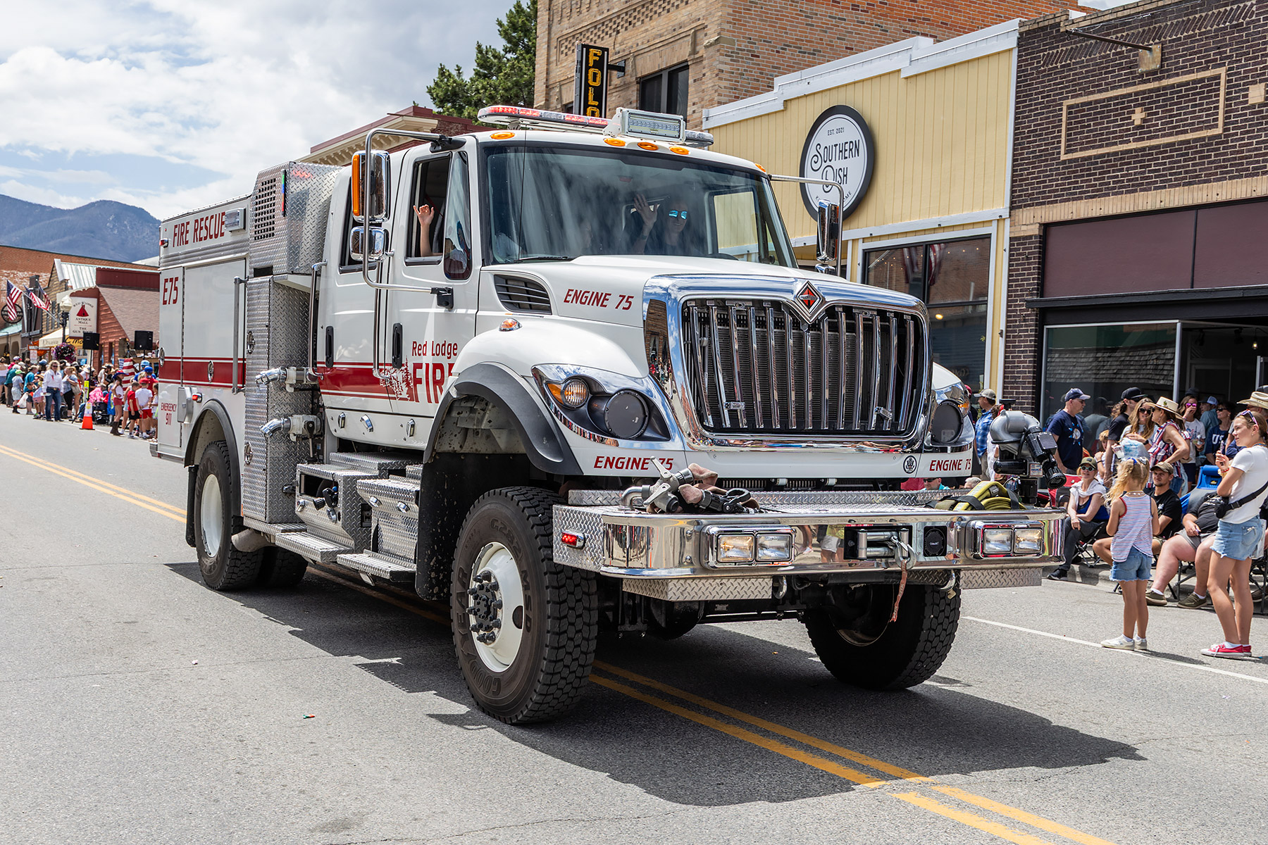 Home of Champions Rodeo Parade, Red Lodge, MT.  Click for next photo.