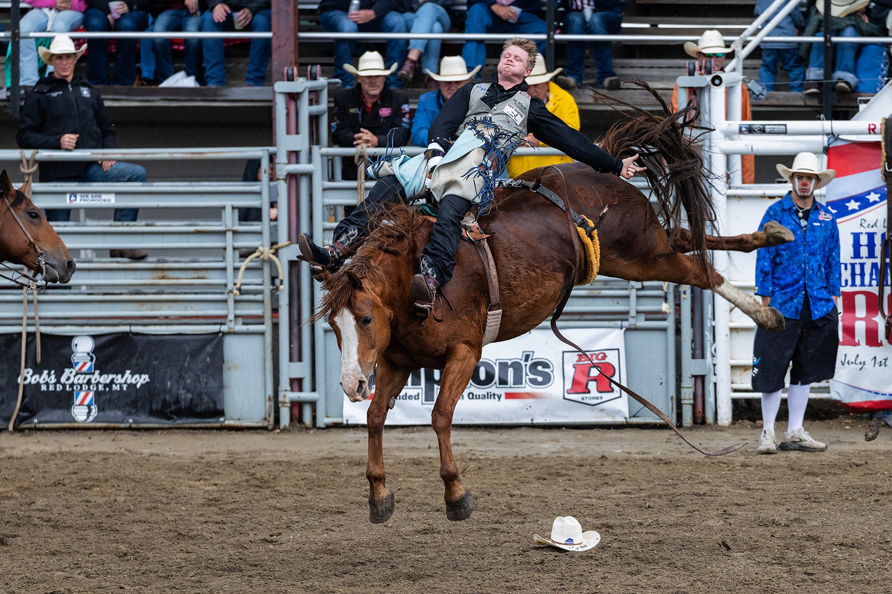 Home of Champions Rodeo, Red Lodge, MT.  Click for next photo.