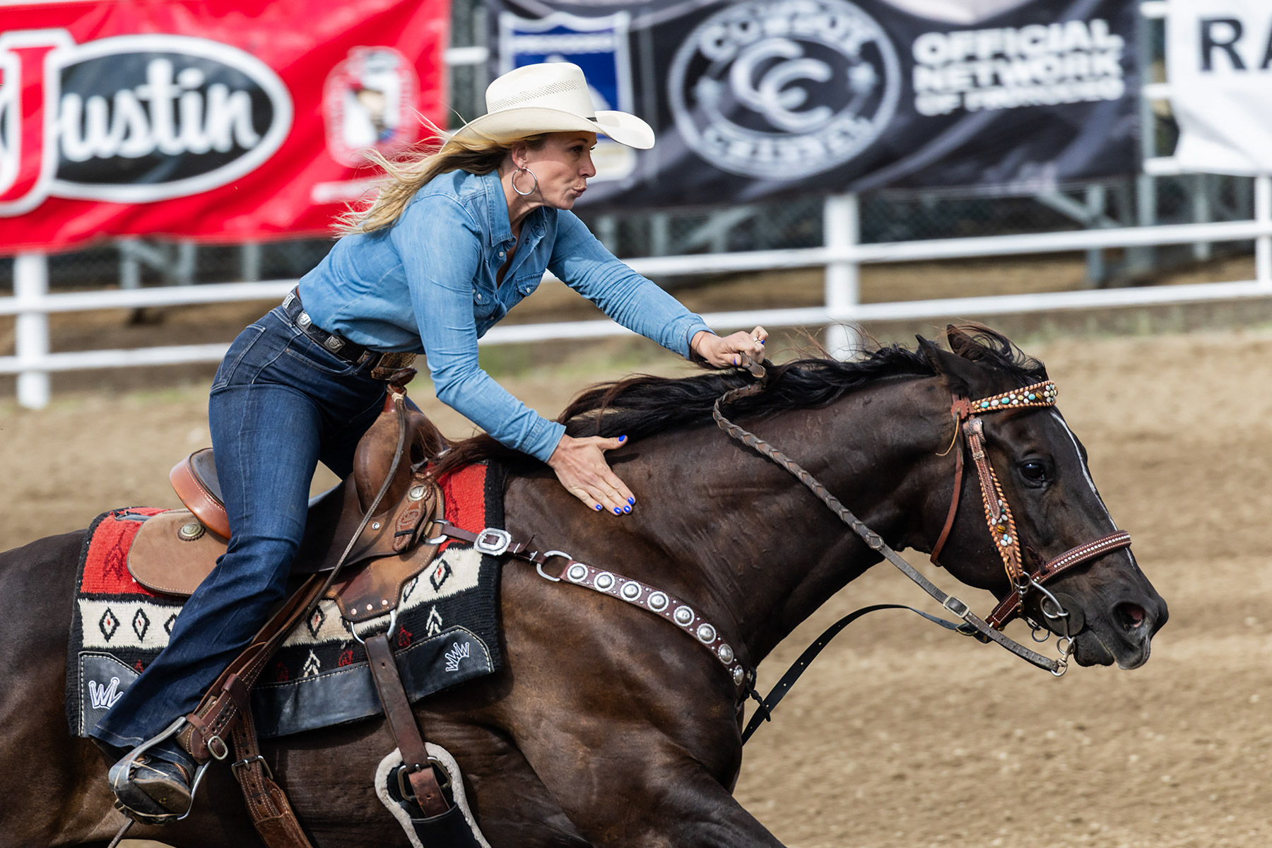 Home of Champions Rodeo, Red Lodge, MT.  Click for next photo.
