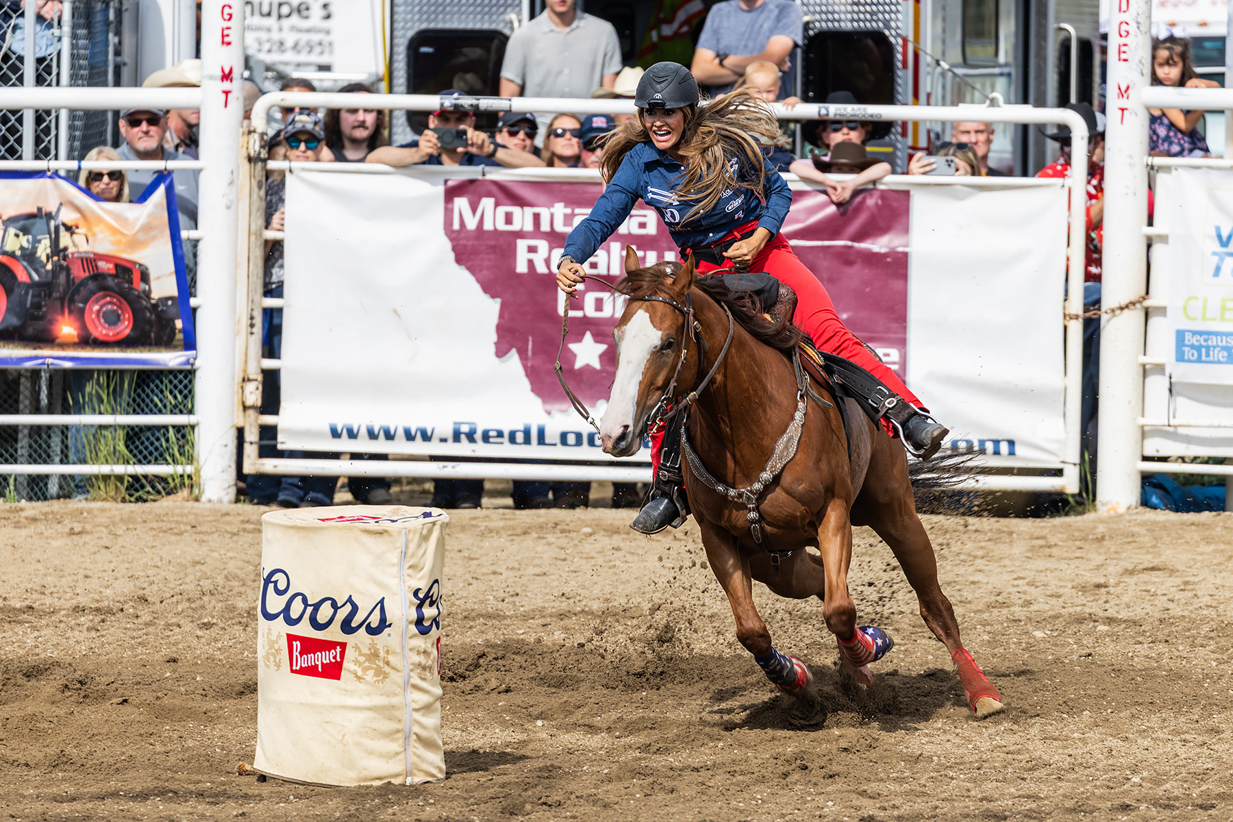 Home of Champions Rodeo, Red Lodge, MT.  Click for next photo.