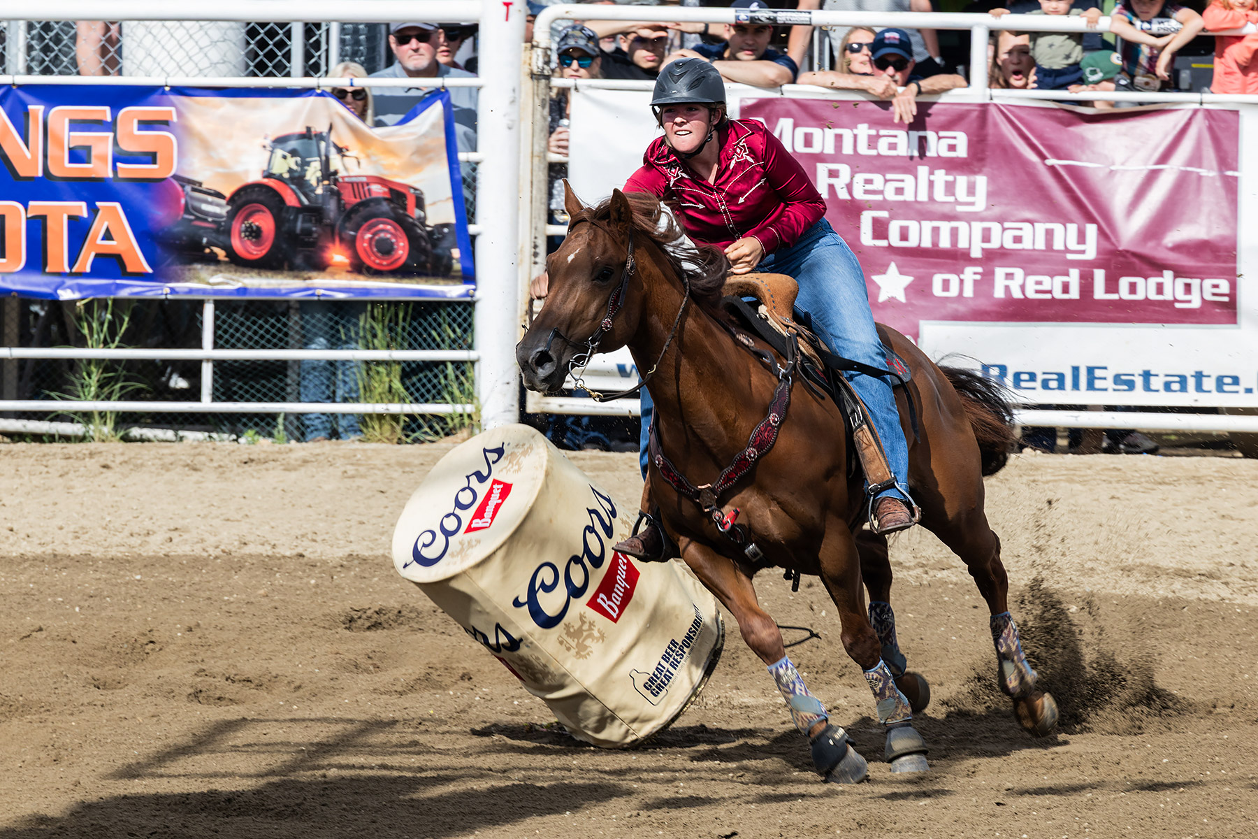 Home of Champions Rodeo, Red Lodge, MT.  Click for next photo.