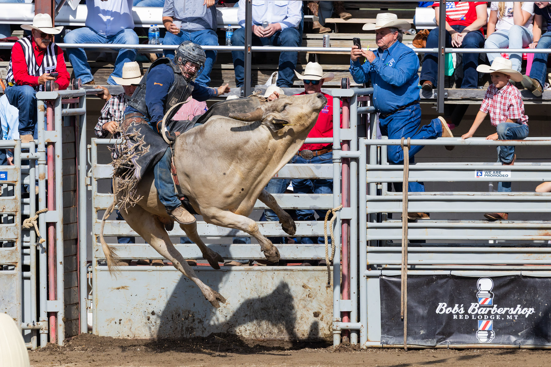 Home of Champions Rodeo, Red Lodge, MT.  Click for next photo.